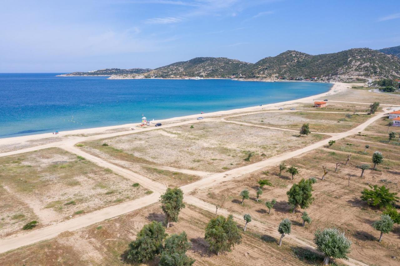 Villa Menie - Golden Fig Sykia Lodge Paralia Sikias المظهر الخارجي الصورة